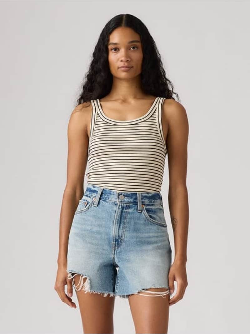 樂天商城 - 【SALE／30%OFF】エッセンシャル リブタンクトップ Levi's リーバイス トップス カットソー・Tシャツ【RBA_E】[Rakuten Fashion]