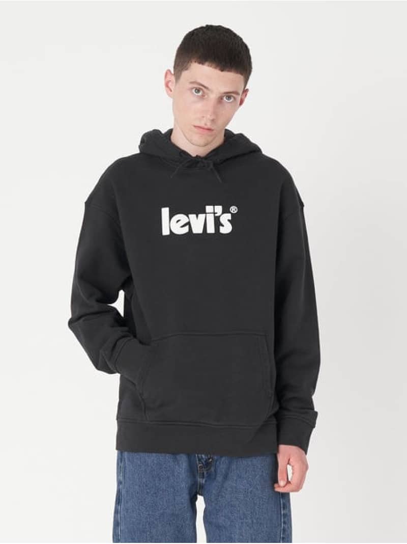 【SALE／70%OFF】リラックス グラフィック ポスターロゴ フーディー CAVIAR Levi's リーバイス トップス スウェット・トレーナー【RBA_E】[Rakuten Fashion]