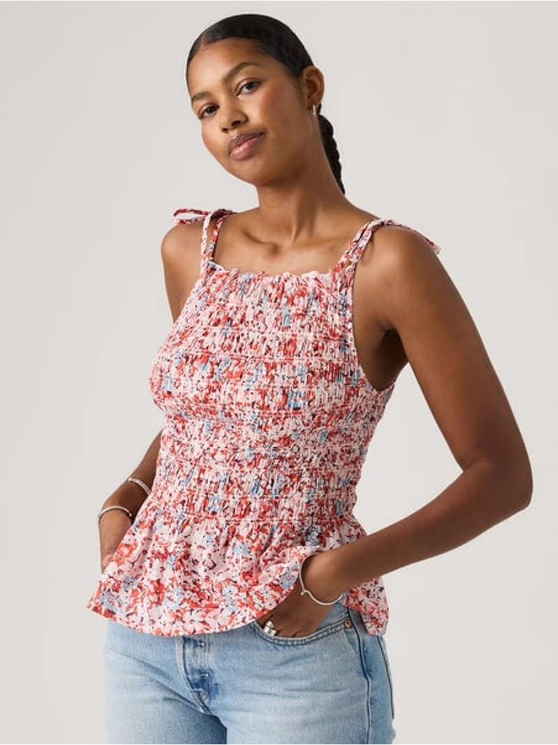 Rakuten - 【SALE／20%OFF】モナコ スリーブレス ブラウス Levi's リーバイス トップス シャツ・ブラウス【RBA_E】【送料無料】[Rakuten Fashion]