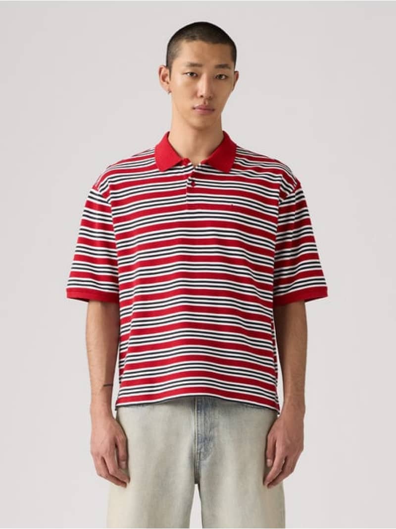 樂天商城 - 【SALE／25%OFF】ボクシーポロシャツ Levi's リーバイス トップス カットソー・Tシャツ【RBA_E】【送料無料】[Rakuten Fashion]