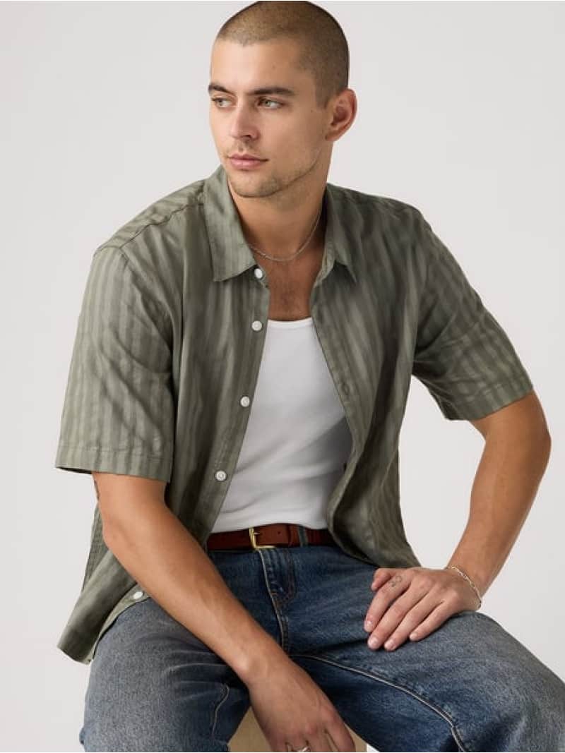 ショートスリーブ ラマ ボックスシャツ Levi's リーバイス トップス シャツ・ブラウス【送料無料】[Rakuten Fashion]