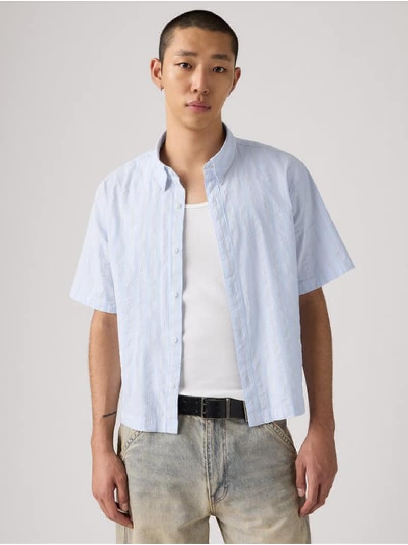 Rakuten - ショートスリーブ ラマ ボックスシャツ Levi's リーバイス トップス シャツ・ブラウス【送料無料】[Rakuten Fashion]