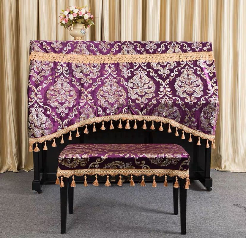 ピアノカバー．イスカバー 2点セット 防塵カバー