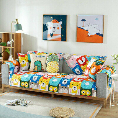 Sofa Covers - ソファーシート ソファーカバー シーズン通用タイプ サイズオーダー可能 滑りどめ生地 3点セット