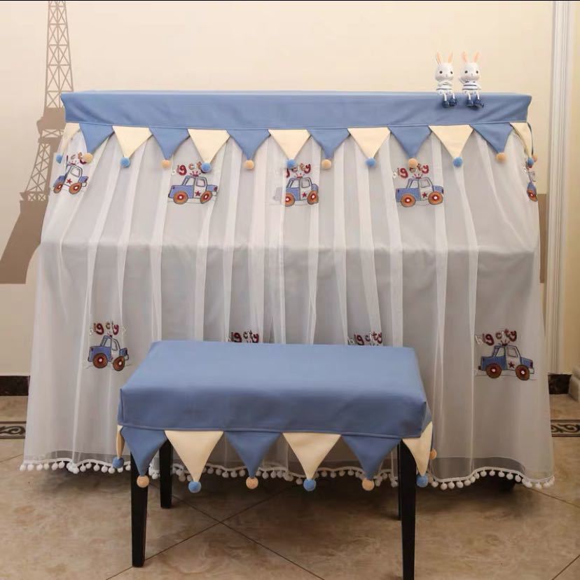 高級ピアノカバー．イスカバー 2点セット 防塵カバー