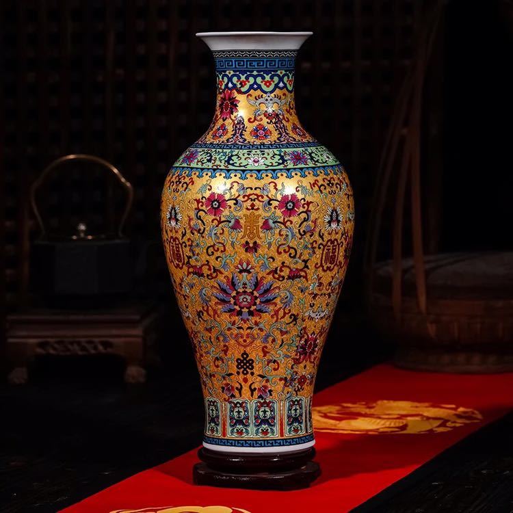 高級花瓶 かびん 花器 花入れフラワーベース インテリア 置物雑貨 [2]