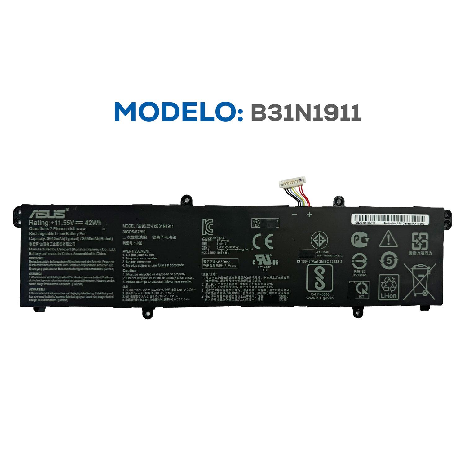 商品情報商品名:純正 ASUS ートPC用バッテリー商品概要:スペック: 公称電圧11.55V、公称容量3640mAh / 42Wh 型番:B31N1911 保証期間: 当店より1年間動作保証対応機種一覧:ASUS Vivobook 15 (M1502) ASUS Vivobook 15 (X1502 ) ASUS Vivobook 15 (F1502) ASUS Vivobook 17 (X1702) ASUS VivoBook Flip 14 TM420IA TP470EA/TP470EZ/X421DA/X421EA X421EP/X421EQ/X421FA/X421FF/X421FL/X421FP X421FQ/X421IA/X421JA/X421JP X421JQ/V4050F/ADOL14FQC/V4050E対応純正型番:B31N1842 C31N1911商品情報商品名:純正 ASUS ートPC用バッテリー商品概要:スペック: 公称電圧11.55V、公称容量3640mAh / 42Wh 型番:B31N1911 保証期間: 当店より1年間動作保証対応機種一覧:ASUS Vivobook 15 (M1502) ASUS Vivobook 15 (X1502 ) ASUS Vivobook 15 (F1502) ASUS Vivobook 17 (X1702) ASUS VivoBook Flip 14 TM420IA TP470EA/TP470EZ/X421DA/X421EA X421EP/X421EQ/X421FA/X421FF/X421FL/X421FP X421FQ/X421IA/X421JA/X421JP X421JQ/V4050F/ADOL14FQC/V4050E対応純正型番:B31N1842 C31N1911