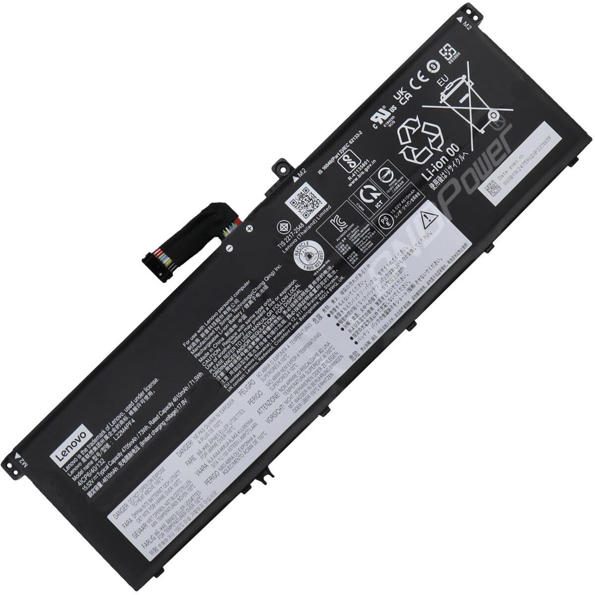 新品 Lenovo Yoga Pro 7 14ASP9 /14AHP9純正バッテリー 15.52V 73Wh L22C4PF4 L22D4PF4 L22M4PF4