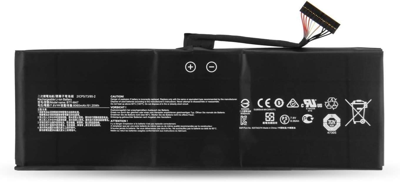 純正 MSI GS40 GS43VR バッテリーパック BTY-M47 8.7V 61.25Wh BTY-M6J