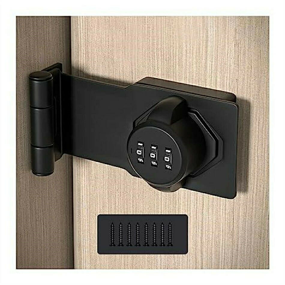 ドアロック 3桁ダイヤル式 部屋鍵後付け 引き戸 鍵 部屋 後付け 補助錠 落とし防止 室内ドア鍵 ロック ..