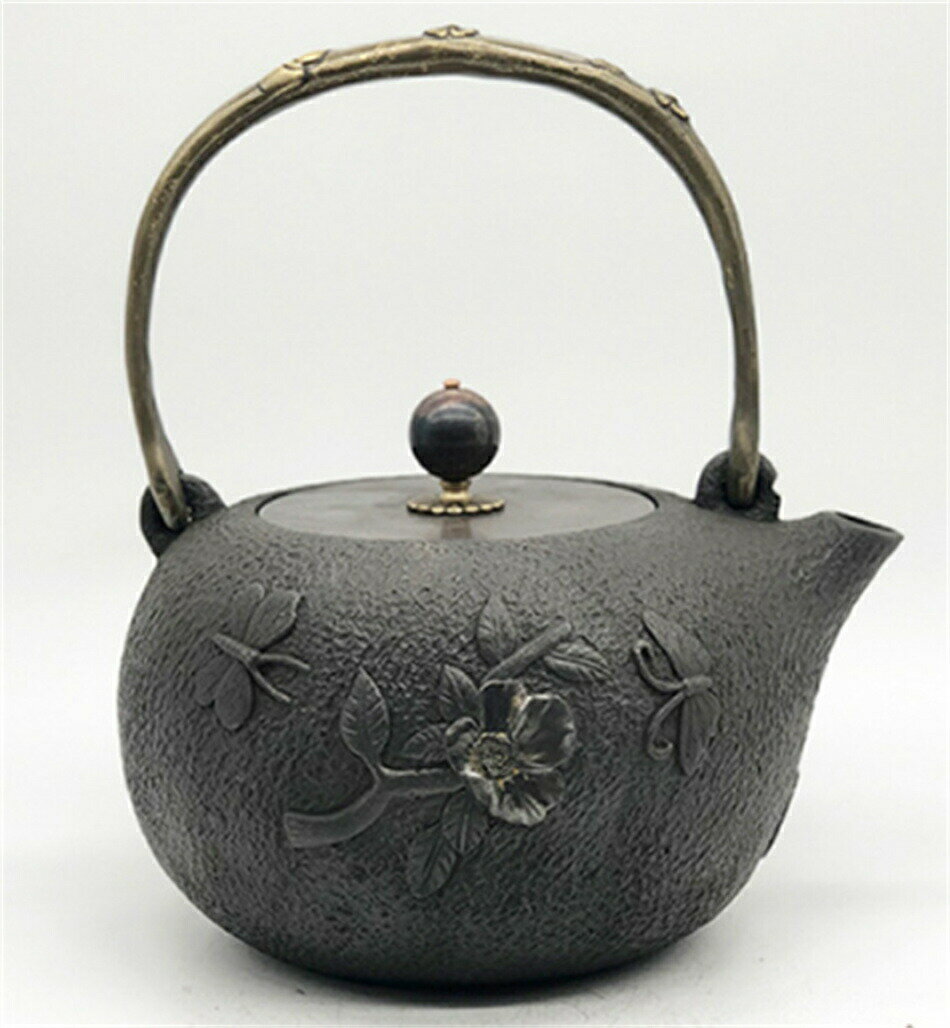 1400ml IH調理器 伝統工芸品 手作り銅器 手作り 銅器 ティーポット 食器 鉄瓶 直火可 ギフト 内祝 お返..