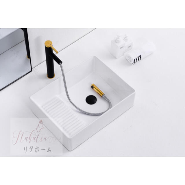 商品説明状態 ：新品未使用外寸サイズ（cm）：幅：50奥行き：37高さ：13素材：陶磁器取付について：取付工事はお近くの工務店様にご相談してください＜ 重量物なので同梱はできません ＞☆☆★★★★★★★★★★★★★☆☆◆お客様のご覧になって...