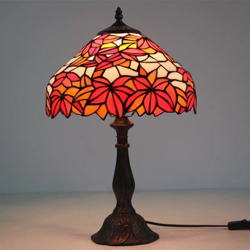 Orchid Lamps - ステンドグラスランプ 卓上スタンド 豪華テーブルランプ