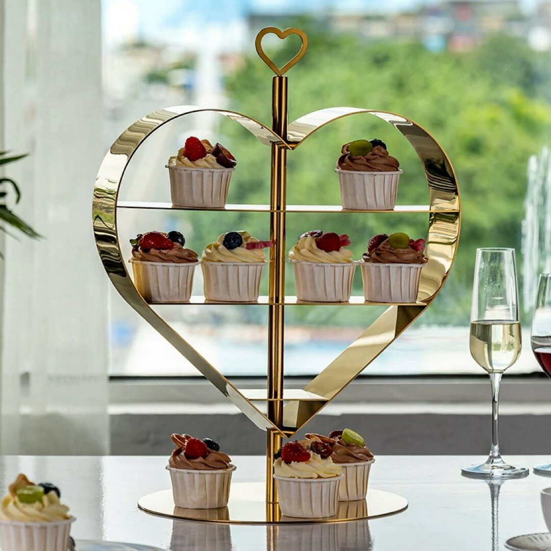 高級ケーキスタンド プレート3段セット アフタヌーンティー フルーツ トレー 皿