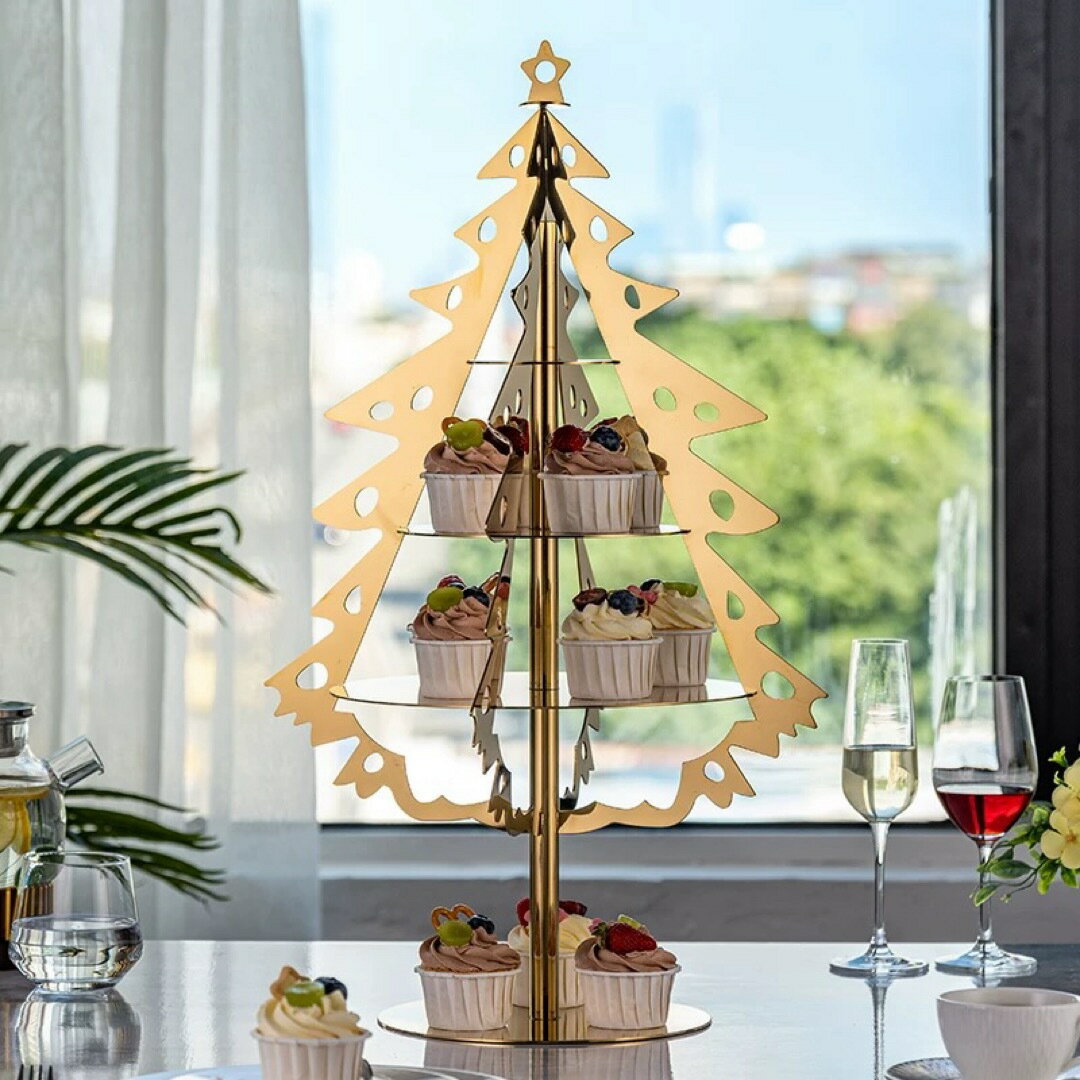 高級ケーキスタンド プレート3段セット アフタヌーンティー フルーツ トレー 皿