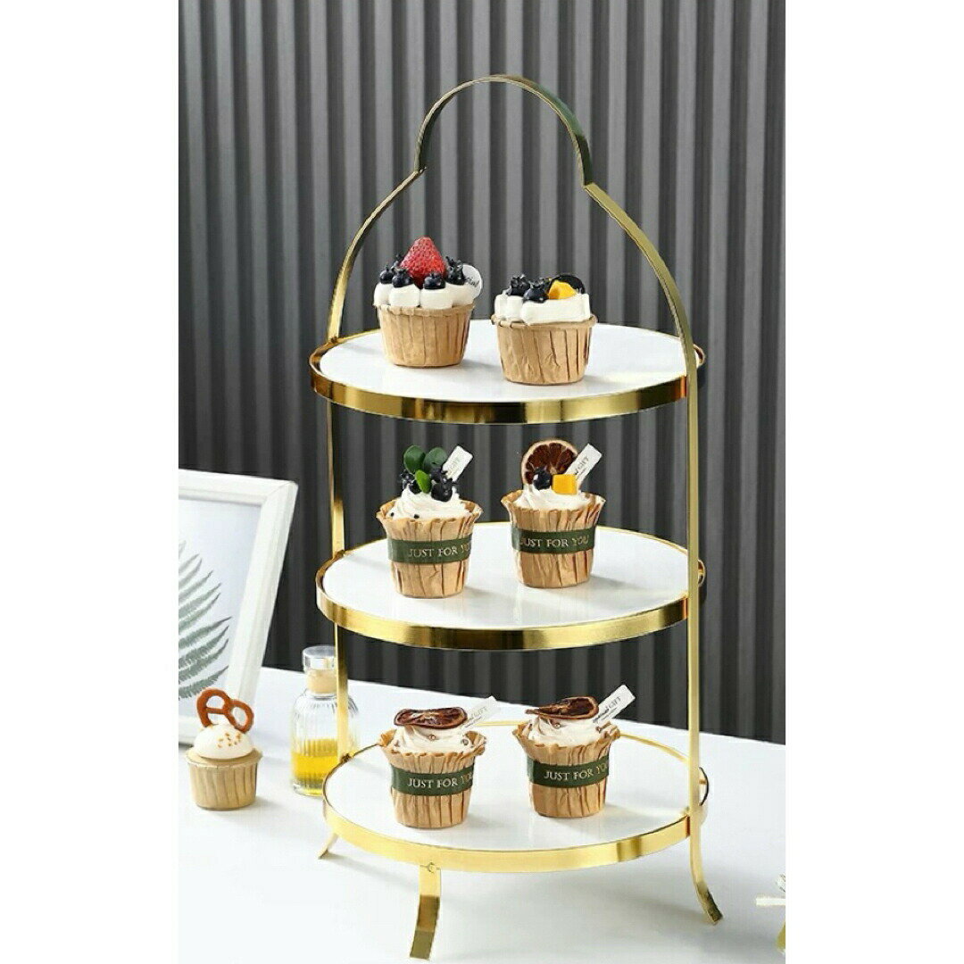 ケーキスタンド プレート3段セット アフタヌーンティー フルーツ トレー 皿