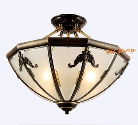 Pendant Lamps - ペンダントライト．洋風照明 シャンデリア 北欧デザイン シーリングライト不可 天井照明.銅 4灯 電源直結タイプ