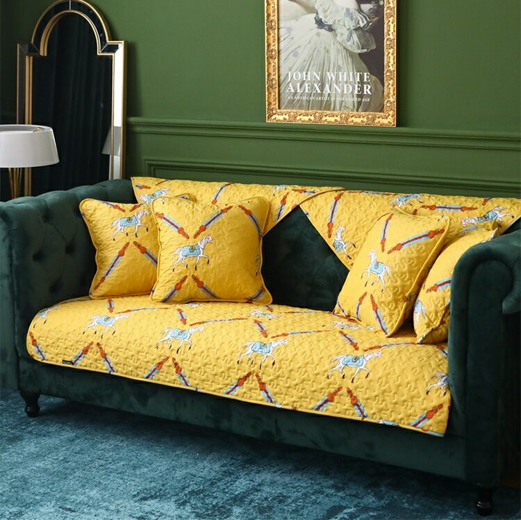 樂天商城 - ソファーシート ソファーカバー シーズン通用タイプ 滑りどめ生地 3点セット