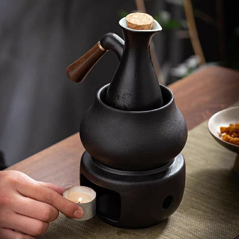 酒器9点セット 陶器 酒燗器付き 徳利 熱燗 冷酒 高級感 清酒用 酒器セット