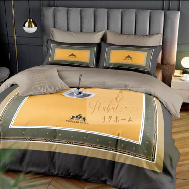 商品説明商品サイズ・組成について（カバー4点セット)【素材】ポリエステル　100％ベッドパッド1点 ：230x250（cm）掛布団カバー1点： 200x230 （cm）枕カバー2点： 48x74cm☆☆★★★★★★★★★★★★★☆☆◆お客様...