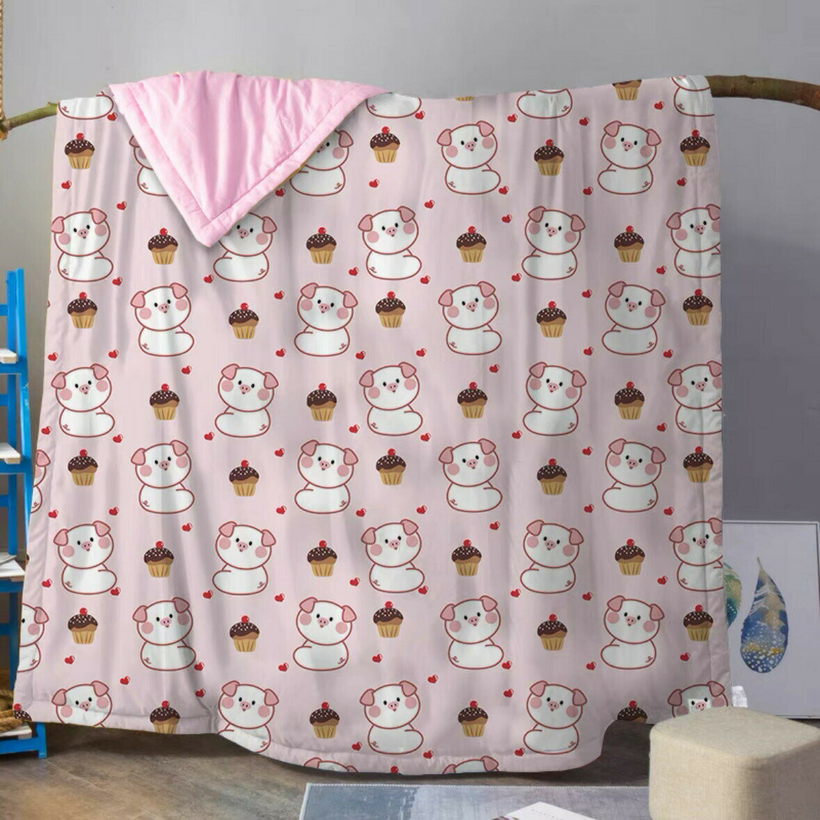 可愛い 毛布 ブランケット ひざ掛け 夏かけ布団150x200