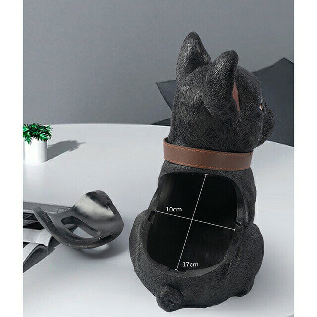 犬の置物 ブルドッグ雑貨 いぬ置物 癒し かわいい 動物 ティッシュケース [3]
