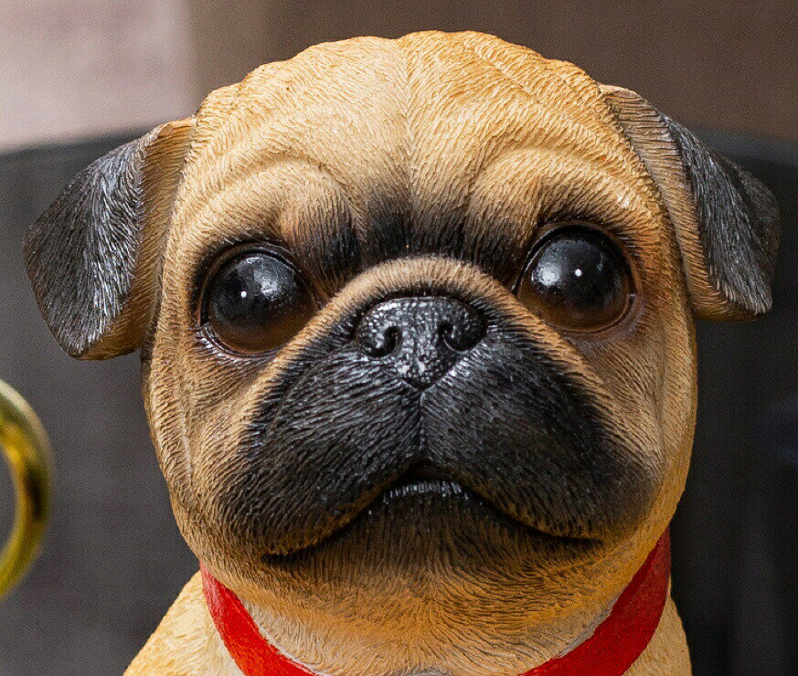パグ 置物 小物入れドッグ 犬 収納ボックス 卓上収納 雑貨収納 かご 小物入れ