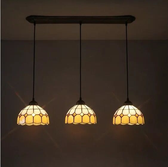 樂天商城 - ステンドグラス ペンダントライト ．豪華天井照明ステンドグラスランプ ガラス工芸品． 電源直結タイプ
