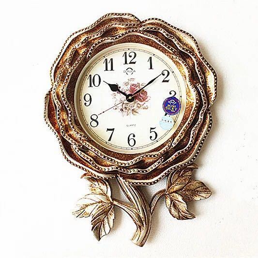 品格のあるインテリア空間をお求めの方にお薦めします。 結婚、新築のお祝いにも最高デ～ス ヨーロッパ風スタイルの重厚さとクラシックさが感じられる洗練されて製作された掛け時計です。 豪華で独特なデザインに仕上げ、個性のある空間を演出したい方にお...