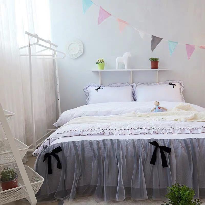 ベッド用品4点セット掛け布団カバー 枕カバー ベッドパッド ワイドダブルサイズ．