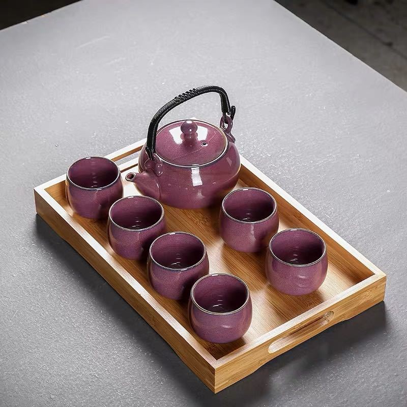 6客茶器揃 湯呑 急須 ポット 茶器セット ティーセット