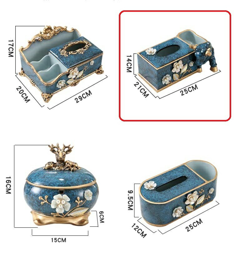 高級感のある .ティッシュケース 小物入れ 収納付き