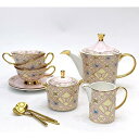 Sinessy 楽天市場店 新生活用品 ティー・コーヒーカップセット カップ&ソーサー6客セット 陶磁器ティーセット