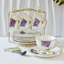 Sinessy 楽天市場店 新生活用品 ティー・コーヒーカップセット カップ&ソーサー6客セット .陶磁器ティーセット