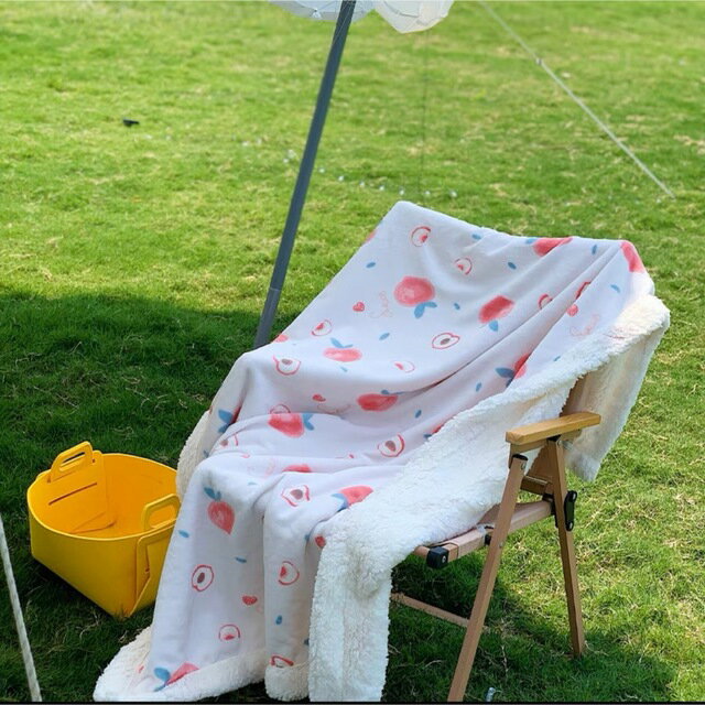 可愛い 毛布ブランケット ひざ掛け かけ布団100x150 暖かい 桃