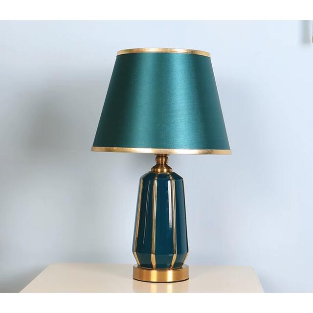 高級照明スタンドライト テーブルランプ デスクライト 陶器卓上ステンド