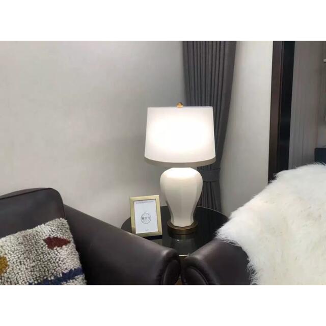 高級照明スタンドライト テーブルランプ デスクライト 陶器卓上ステンド