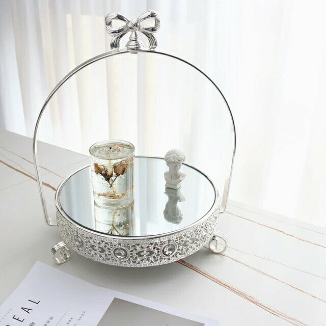 ケーキ スタンド プレート 高級感アフタヌーンティー フルーツ トレー 皿(3)