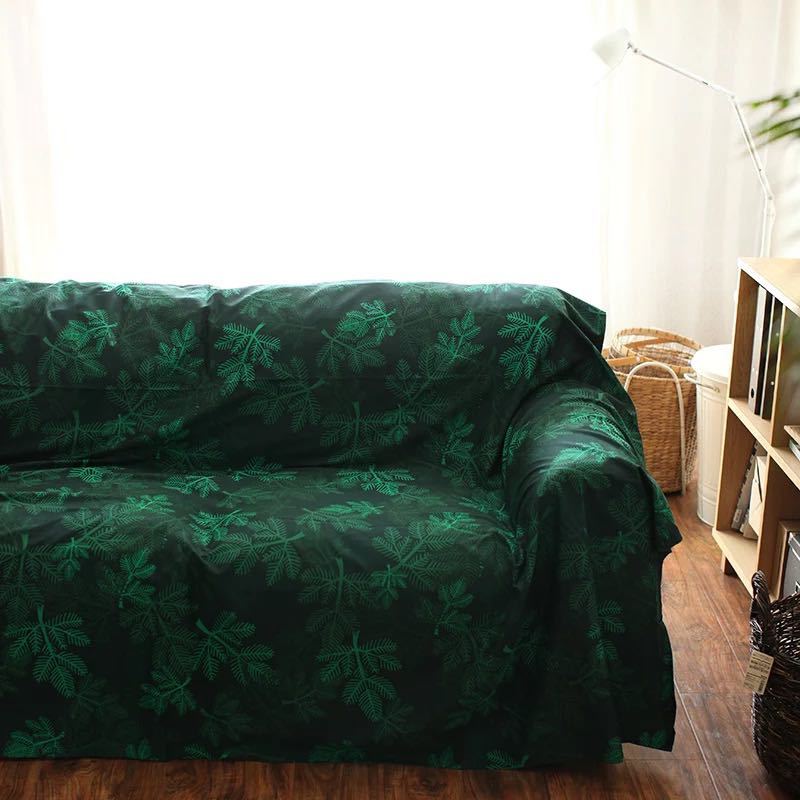 ソファーカバー ソファーシーツ 3人掛け ソファー保護カバー ベッドカバー ひざ掛 .185x300cm 犬柄 [2]