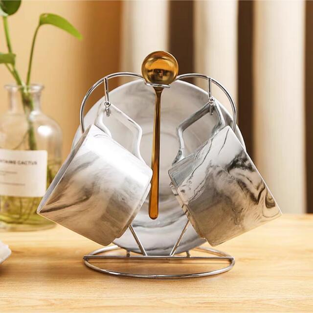 ティー・コーヒーカップセット カップ＆ソーサー2客セット ．陶磁器ティーセット