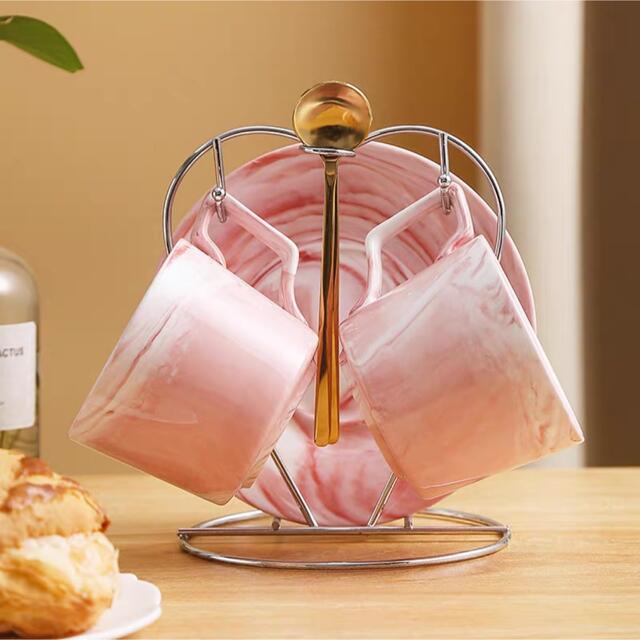 ティー・コーヒーカップセット カップ＆ソーサー2客セット ．陶磁器ティーセット