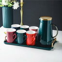 Sinessy 楽天市場店 新生活用品 高級感ティー・コーヒーカップセット ティーカップ 6客セット 陶磁器ティーセット