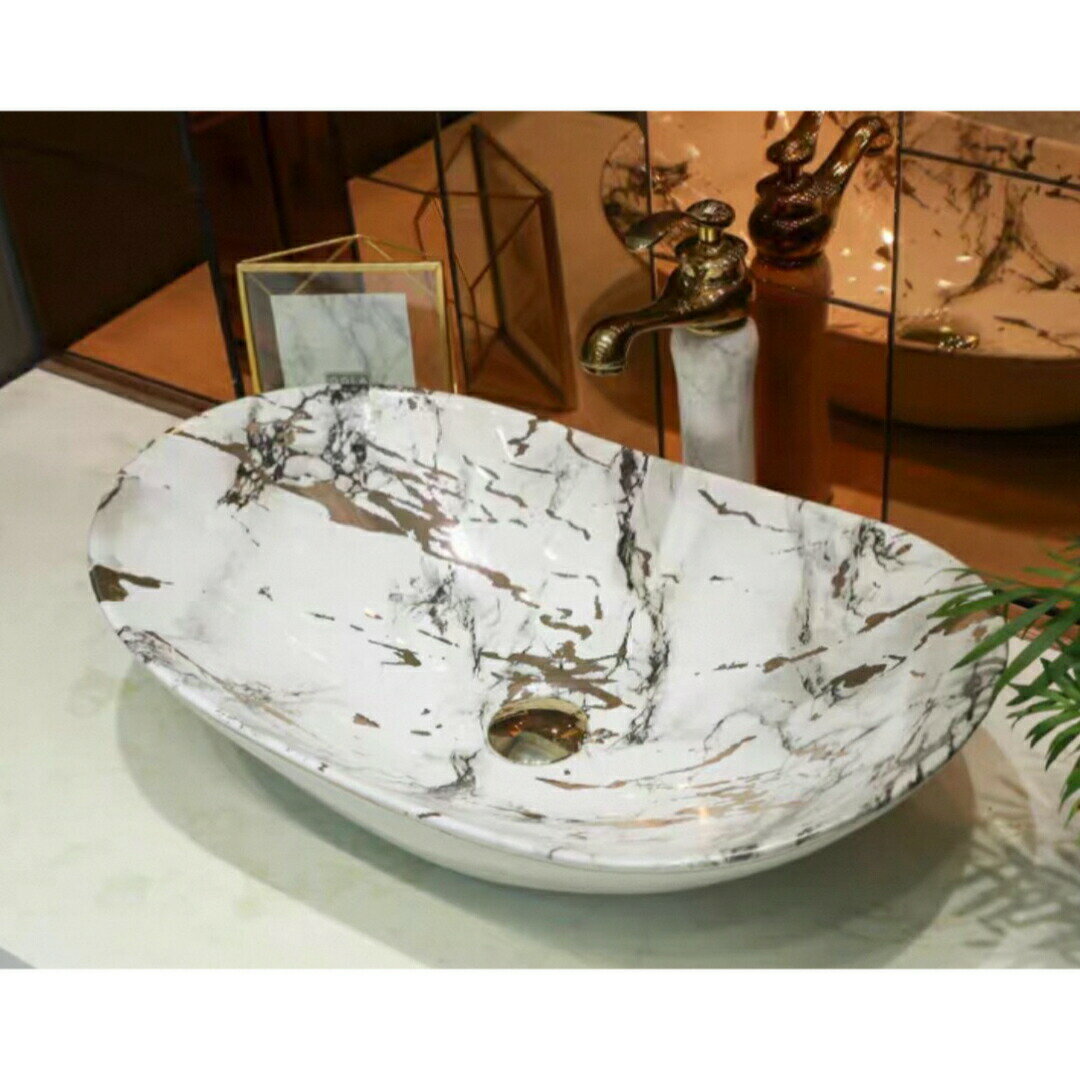 Other - 高級感 洗面ボウルセット 洗面ボール 陶器 手水鉢 手洗器 手洗い鉢 洗面器