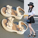 Sinessy 楽天市場店 新生活用品 女の子のための 快適なプリンセスサンダル 蝶ネクタイ付きの クラシックなシンプルな ビーチシューズ 素敵な弓の結び目 夏