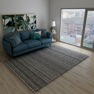 樂天商城 - ラグカーペット リビングマット ラグマット 滑り止め付 ホットカーペット対応 床暖房対応 サイズオーダー可能