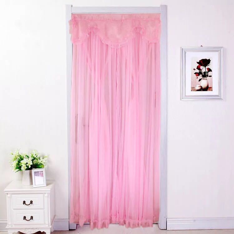 ロング レース フラワー柄 姫系雑貨 暖簾 間切り レース 100x200