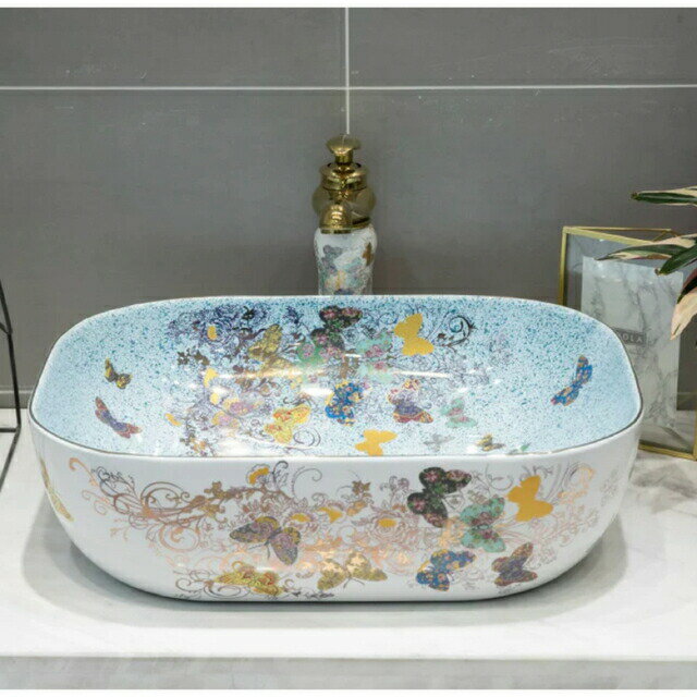 高級洗面台 洗面ボウルセット 洗面ボール 陶器 手水鉢 手洗い鉢 洗面器