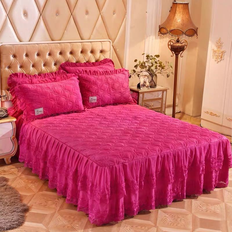 ベッド用品4点セット 寝具 ボックスシーツ　枕カバー掛け布団カバー ベッドカバー 別サイズあり