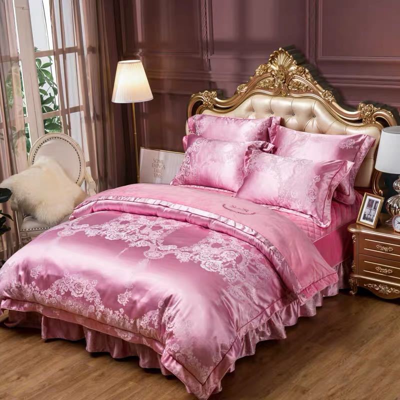 ベッド用品4点セット 寝具 ボックスシーツ　枕カバー掛け布団カバー ベッドカバー 別サイズあり