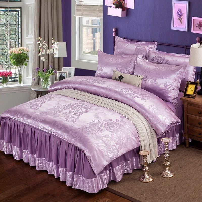 商品サイズ・組成について（カバー4点セット)【素材】ポリエステル　100％ベッドパッド1点 ：150x200x45 （cm）掛布団カバー1点： 約200x230 （cm）枕カバー2点： 約48x74cm★購入後のキャンセルは、ご遠慮ください...